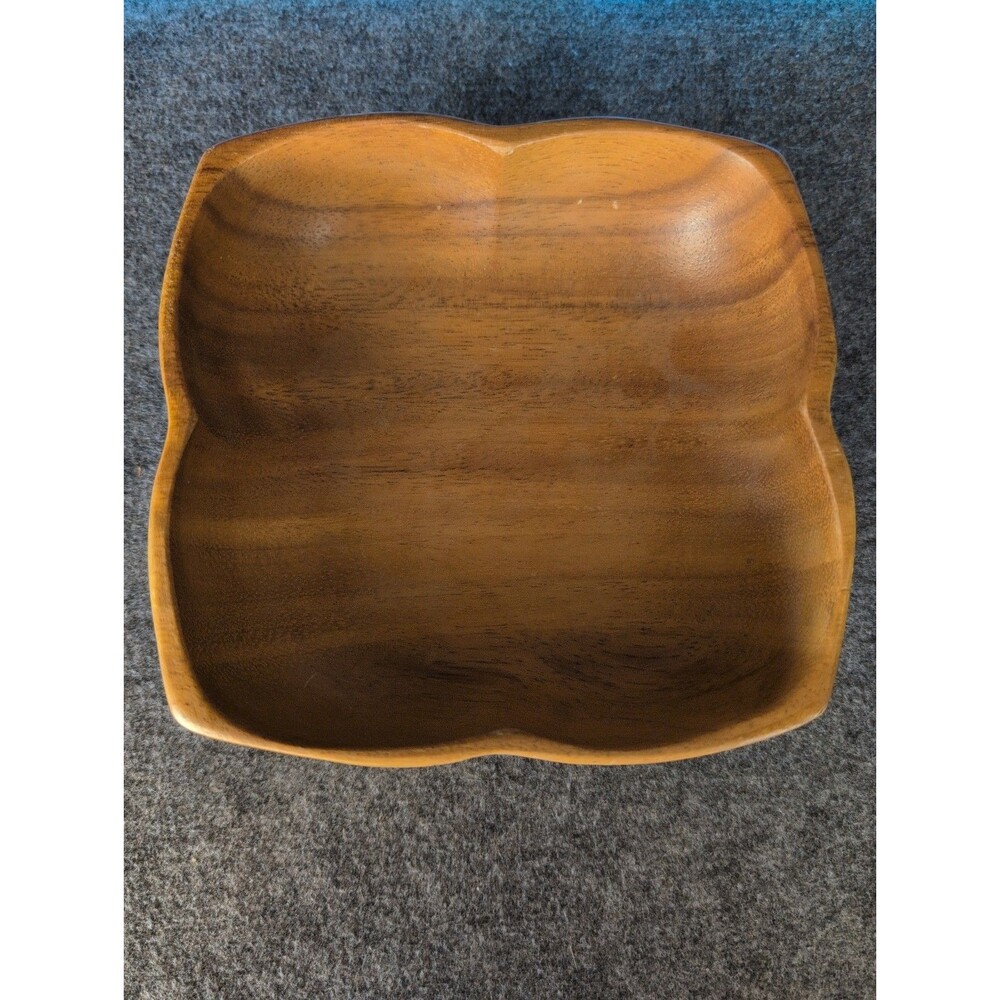 Vintage Monkey Pod Wood Fruit Bowl